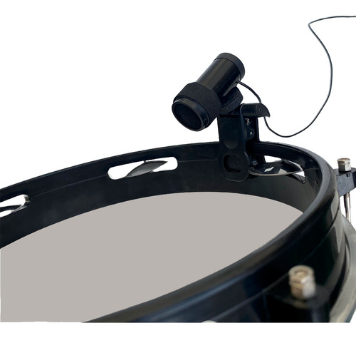 Microfone Phantom Power Percussão Pandeiro Tantan Cuíca Pro Cor Preto
