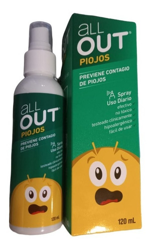 All Out Loción Preventiva Contra Piojos 120 Ml