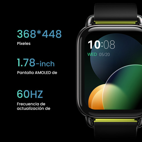Haylou Rs4 Plus Bt5.2 Reloj Inteligente 1.78 Pantalla Amoled