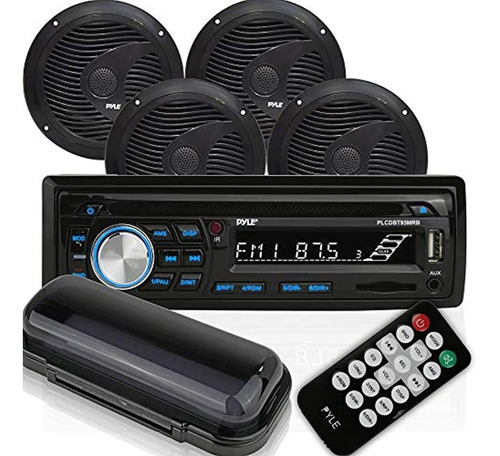 Receptor De Radio Estéreo Marino Bluetooth Y Kit De Altavoce