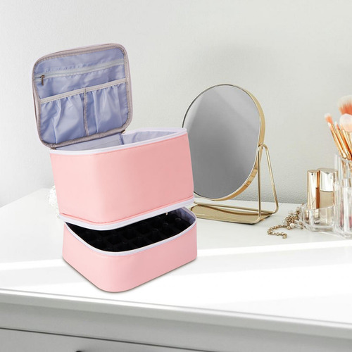 Estuche Organizador De Esmalte De Uñas De Viaje, Bolsa De