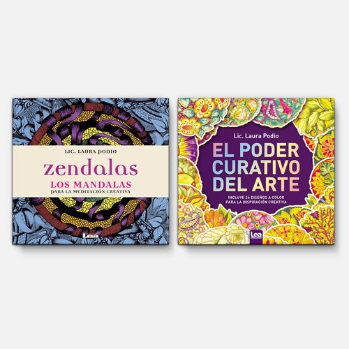 Pack El Poder Curativo Del Arte + Zendalas -laura Podio - La