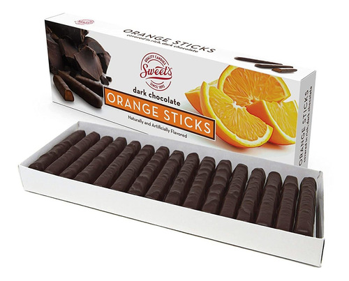 Palitos De Naranja Y Chocolate Oscuro Sweets, Caja De 10.5 O