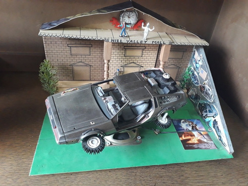 Venpermuto Diorama Dlorean Volver Al Futuro