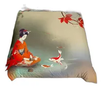 Comprar Set De Cama Estilo Japonés Con Diseño De Carpas Koi En Sepia