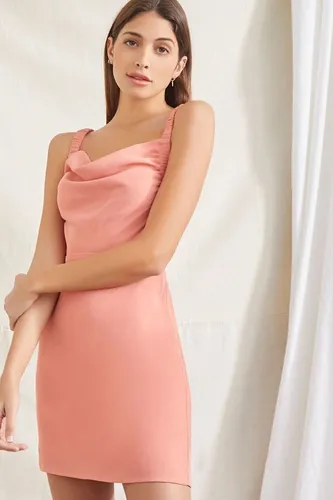 Vestido Corto Rosa Palido Fiesta Gala Importado Forever 21 Env o