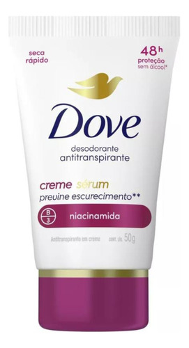 Desodorante Antitranspirante Dove Niacinamida Creme 50g Na
