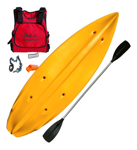 Kayak Simplo By Emp Nautica Incluye Caja De Pesca Combo Full