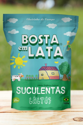 Imagem 2 de 2 de Fertilizante Orgânico Bosta Em Lata Suculentas Zip - 220 G