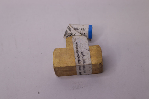 Anderson Metals Low Lead Tee Brass 1/4 756101-04 Wkw
