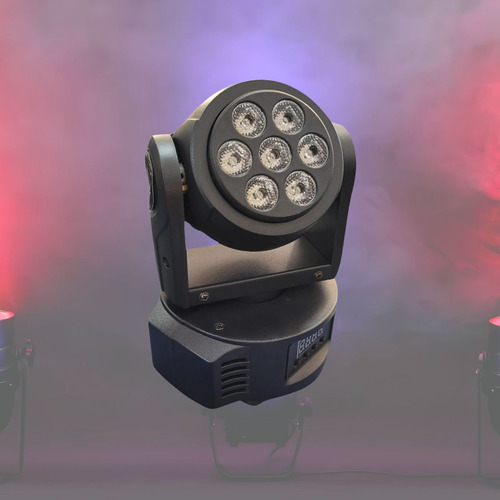 Mini Moving St-m002 Rgbw Head Led Wash 7 Led 9 Canais Bivolt