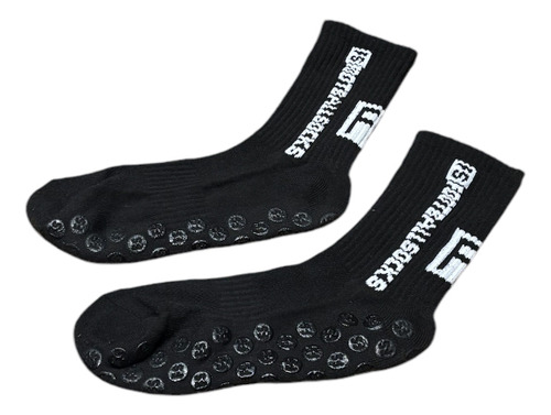 Calcetines Antideslizantes Para Fútbol Soccer Color Negro