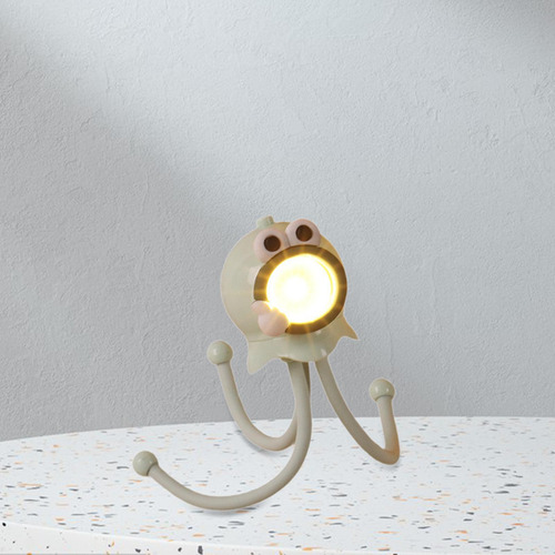 Diy Forma Luz Da Noite Lâmpada De Mesa Forma De Polvo