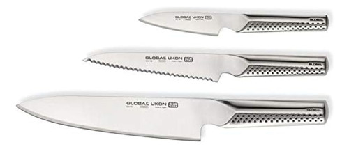 Cuchillo De Cocina Global Ukon 3 Piezas