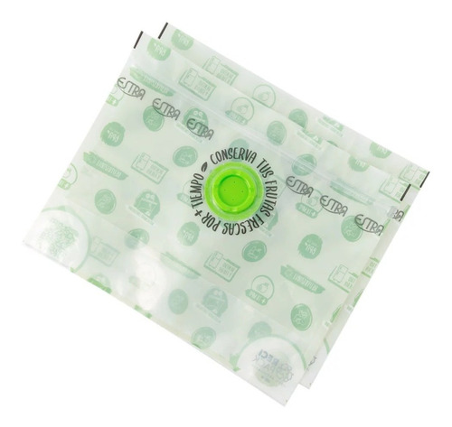 Set X 4 Bolsas Para Conservar Alimentos Y Frutas Frescos