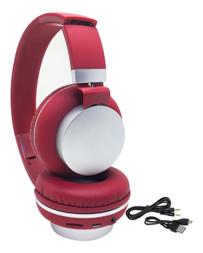 Auriculares Inalambrico Bluetooth Plegable Sd Usb Microfono