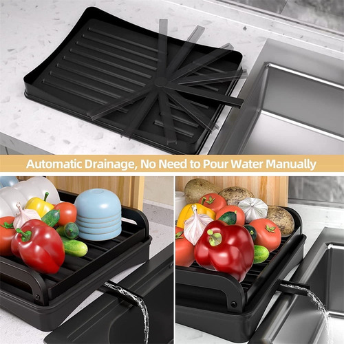 Escurridor De Platos 2 Niveles Secaplatos Multifuncional
