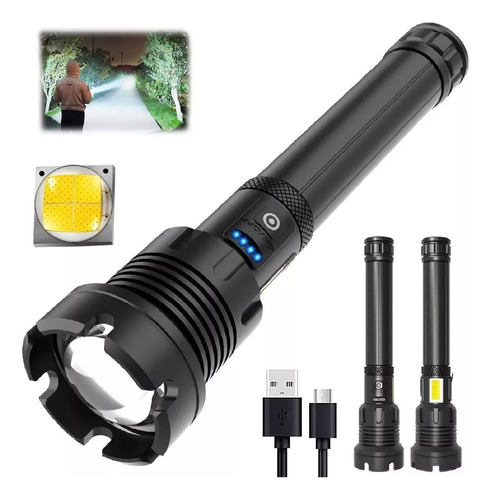 Rechargeable Tactical Laser Flashlight Led 90,000 High