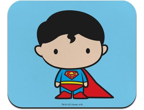 Superman Personaje Chibi Bajo Perfil Delgado De Ratón ...