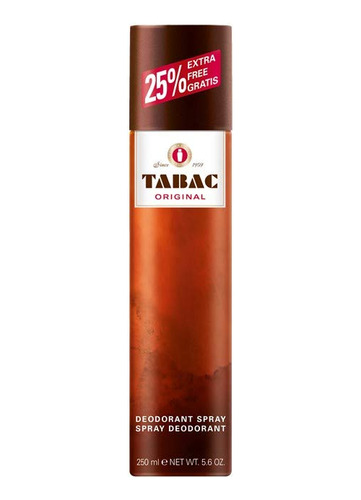 Maurer & Wirtz Tabac Original Spray Desodorante, 5.6 Onzas