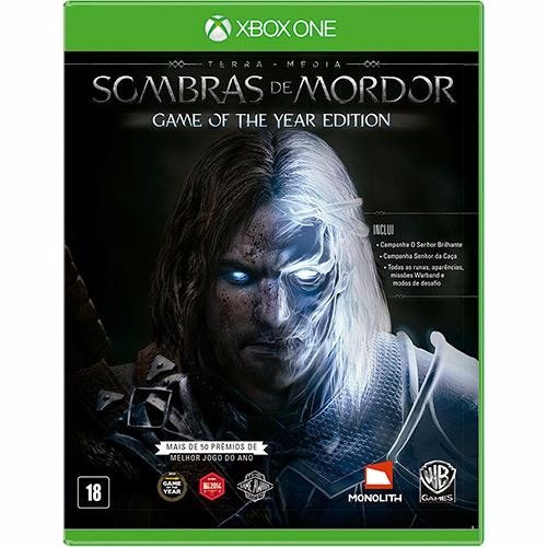 Jogo Xbox One - Sombras De Mordor Game Of The Year