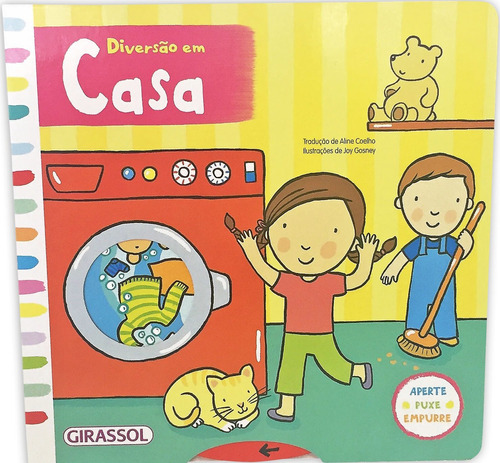 Diversão Em Casa, de Coelho, Aline. Editora Girassol Brasil Edições EIRELI, capa dura em português, 2019