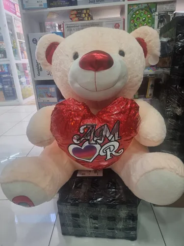 Oso De Peluche Gigante 100cm Con Corazón