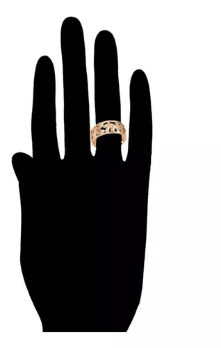 Anillo Oro 18k Lam Elefante Amuleto Búho Protección Suerte