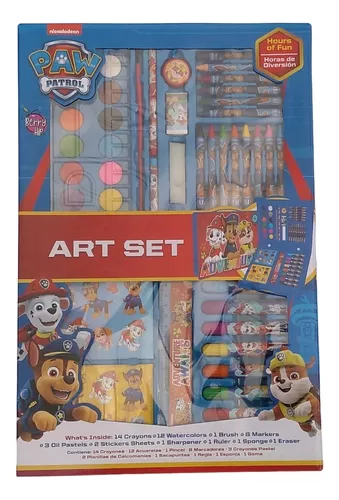 Paw Patrol Maletín Pinturas Para Niños, Estuche Colores De La Patrulla  Canina, Estuche Pinturas Para Niños Incluye Acuarelas, Rotuladores Y Ceras  De Colores - La Tienda de los Bebés 👶