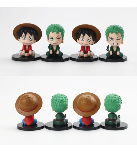 Imagen 4 de 4 de Una Figura One Piece Sentado 7cm