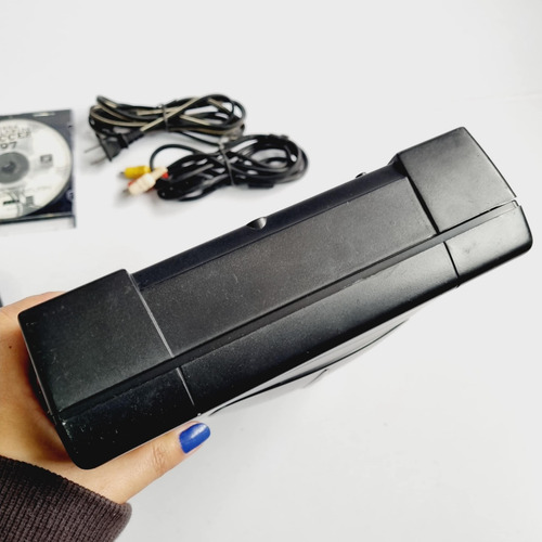287- Console Sega Saturn Tectoy Funcionando Perfeitamente Preto (Usado)