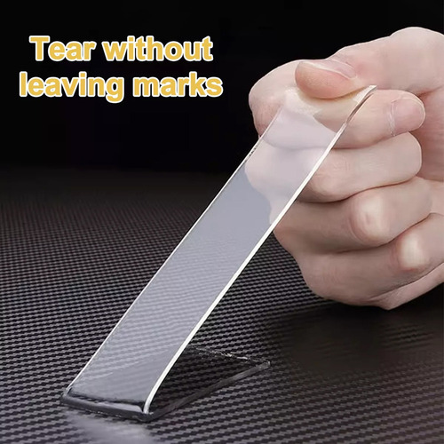Wv Cinta Nano Tape Transparente De Doble Cara De 5 M X 3 Cm