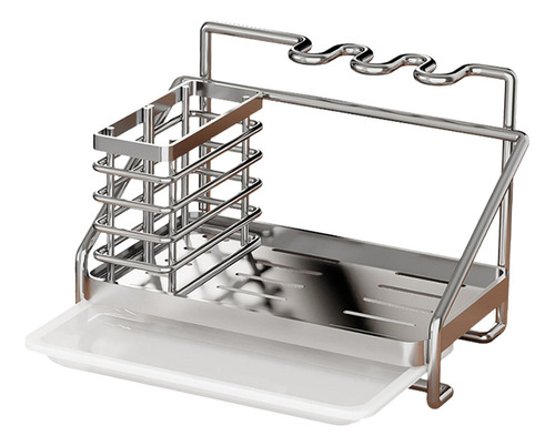 Soporte De Esponja Para Fregadero De Cocina, Escurridor