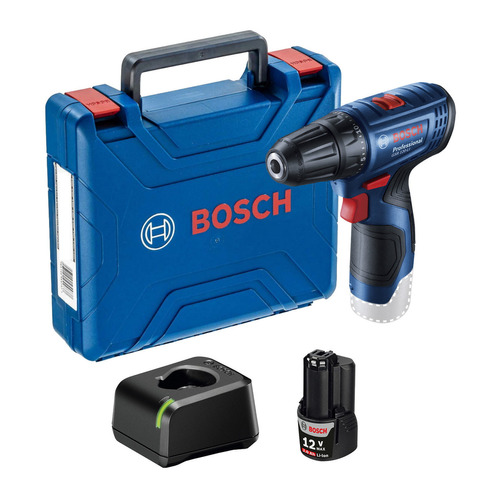 Taladro Atornillador Bosch Gsr 120-li 12v 1 Bateria Y Maleta Color Azul Frecuencia 0-400/1.500