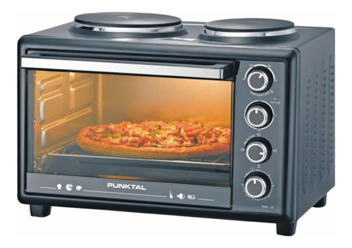 Horno De Mesa Eléctrico Punktal Pk-48loe 48l Negro 220v