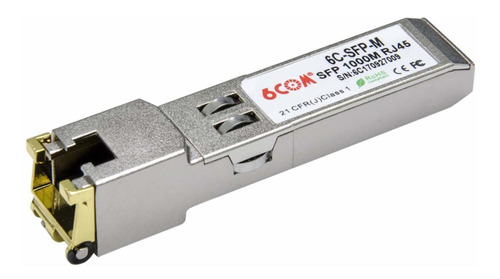 6 Para Cisco Glc Sx Mmd Transceptor Sfp Gigabit 1.25 Gbps Nm