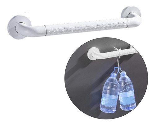 Alça De Segurança De Aço Inoxidável Com Suporte De 50 Cm