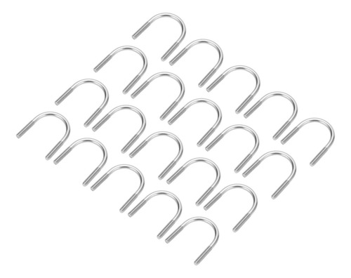 Juego De 20 Piezas En Forma De U De Acero Inoxidable 304 M6x