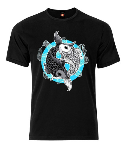 Remera Estampada Varios Diseños Peces Y Oceano Transparente