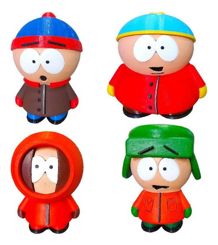 South Park Set De Figuras Impresión 3d