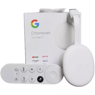 Google Chromecast 4 Hd Tv Voz 8gb 2gb Ram Media Streaming