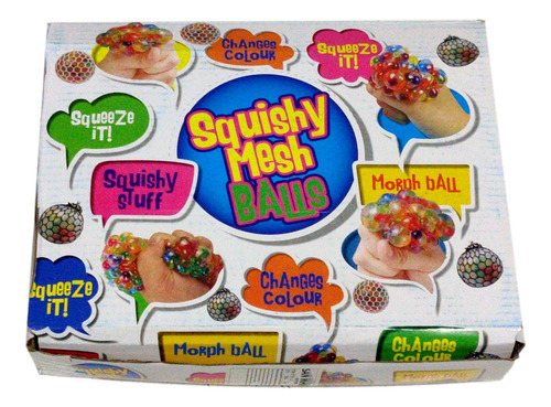 Pack 16 Squishy Mesh Balls Antiestres Malla 1781-2