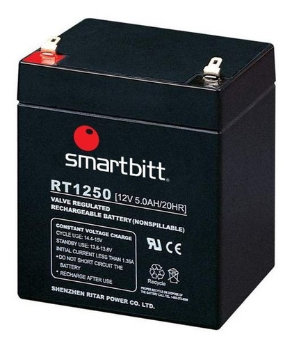 Smartbitt Batería Para No Break Sbnb500 Sbnb600 Sbnb80 5ah
