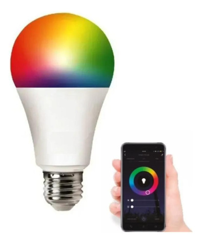 Lâmpada Smart Led Wi-fi Inteligente Rgb C/ritmo Alexa Google