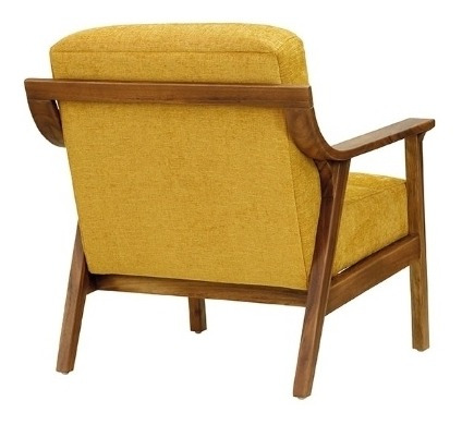 Imagen 2 de 5 de Sillon Torento Circonia Mostaza Këssa Muebles