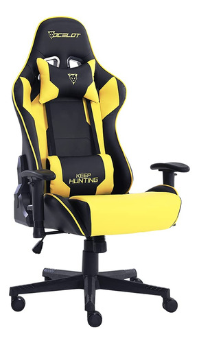 Ocelot Gaming Silla Gamer Ogs-02 Hasta 150kg Negro/amarillo