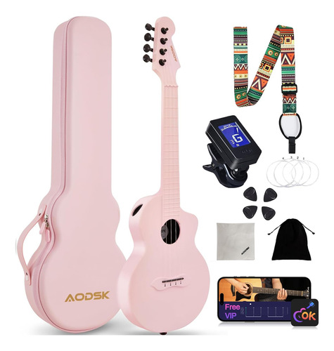 Aodsk Ukelele De Concierto Para Adultos, Ninos Y Principiant