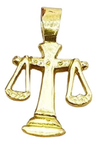 Dije Oro 18k Balanza De La Justicia Abogados Derecho A6c