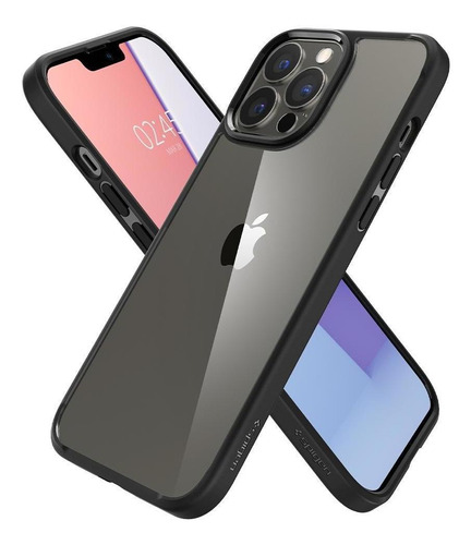 Imagem 4 de 7 de Capa Spigen Ultra Hybrid Black Para iPhone 13 Pro Max 6.7''