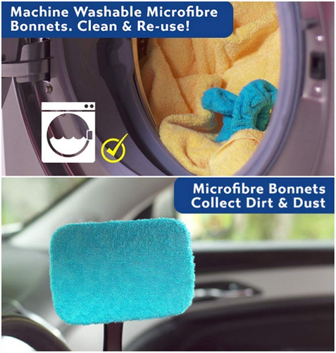 Limpia Vidrios Y Cristales Lugares Dificil Spray Microfibra